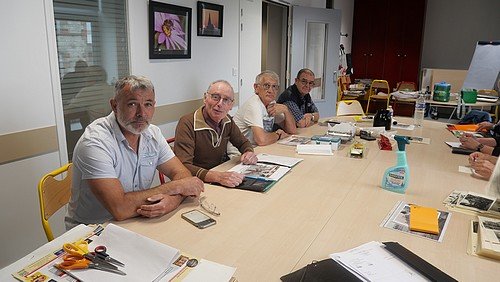 réunion travail bénévoles commémoration 80 anniversaire de la libération de domfront